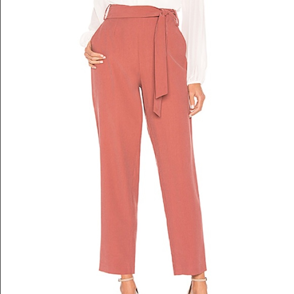 NWT 1.state paper bag pants with belt size 10